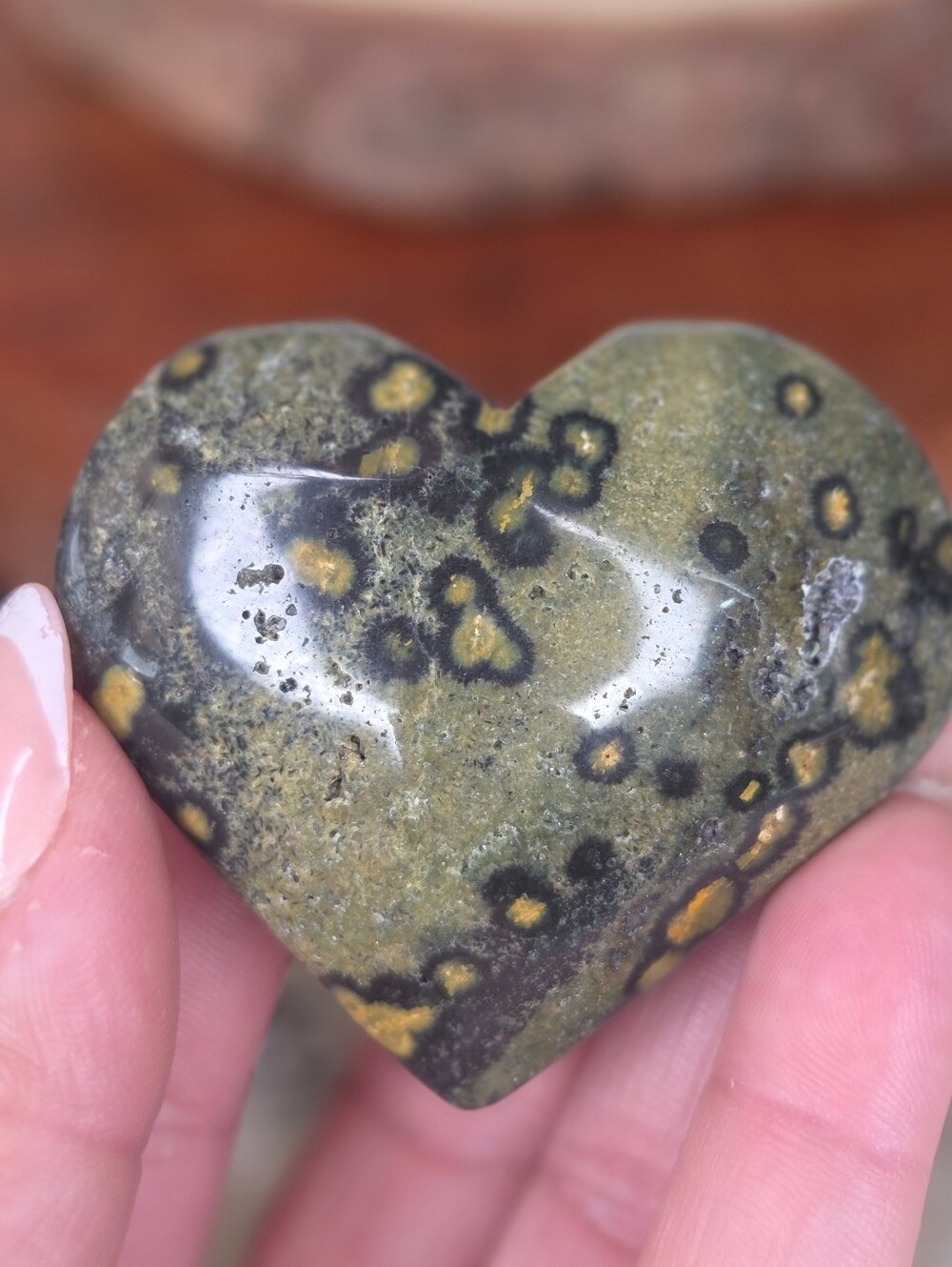 Ocean Jasper Heart